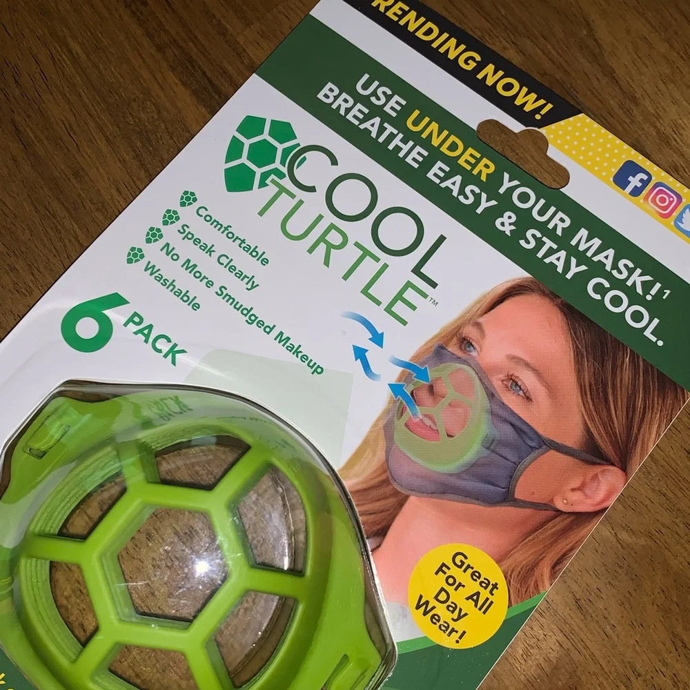 Cool Turtle Mask enhancer (6pk) Brand New!!